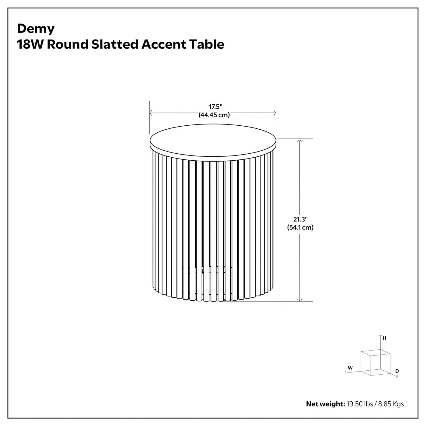 Demy - Handcrafted Metal Accent Table by HouseOfZazla