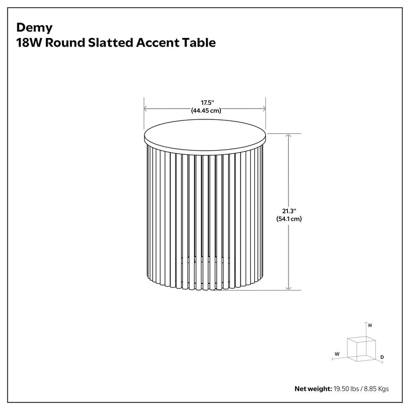 Demy - Handcrafted Metal Accent Table by Unique Piece Furniture