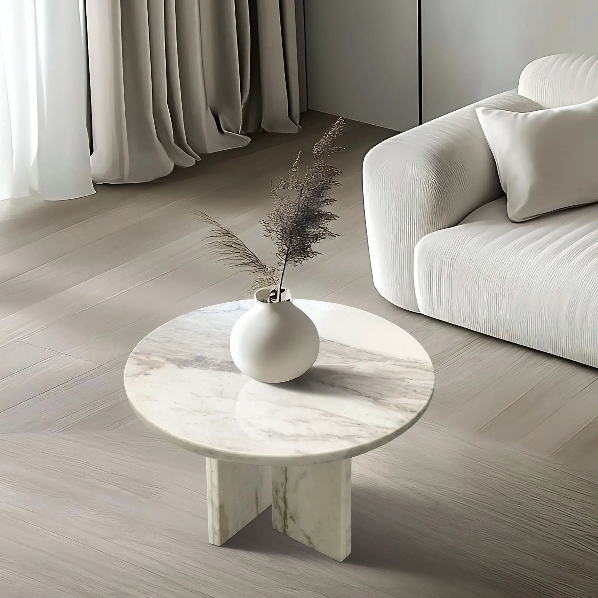 Luxury Coffee Table With Unique Veining, Unique Stone Design by HouseOfZazla