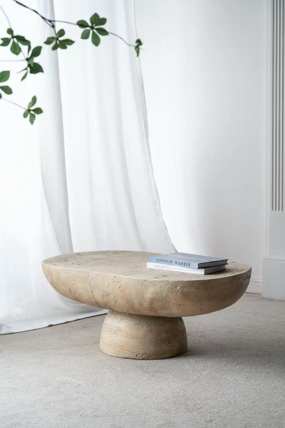 Organic Design Oval Coffee Table by Unique Piece Furniture