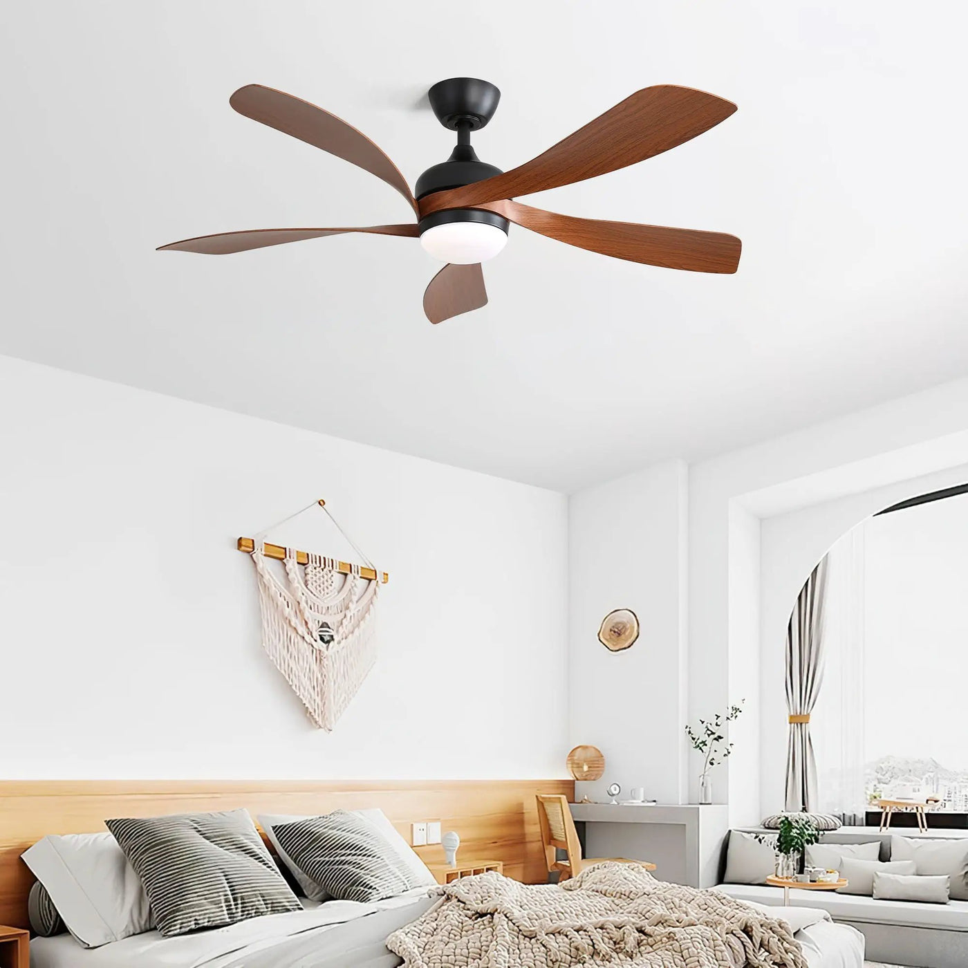 Ceiling Fan & DC Motor And Integrated Light by Unique Piece Furniture