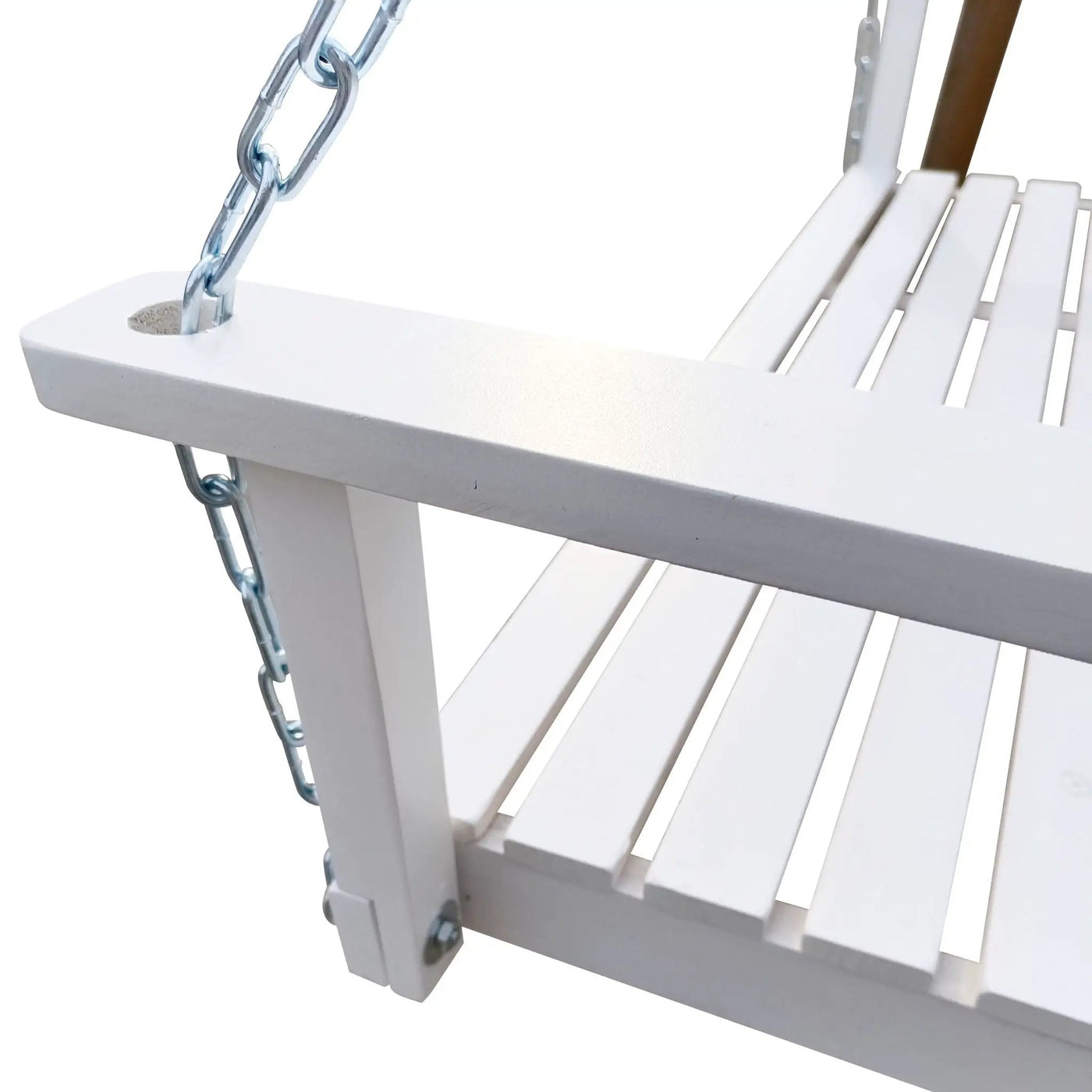 Front Porch Swing With Armrests For Outdoor Patio, Garden Yard, Backyard Or Sunroom by Unique Piece Furniture