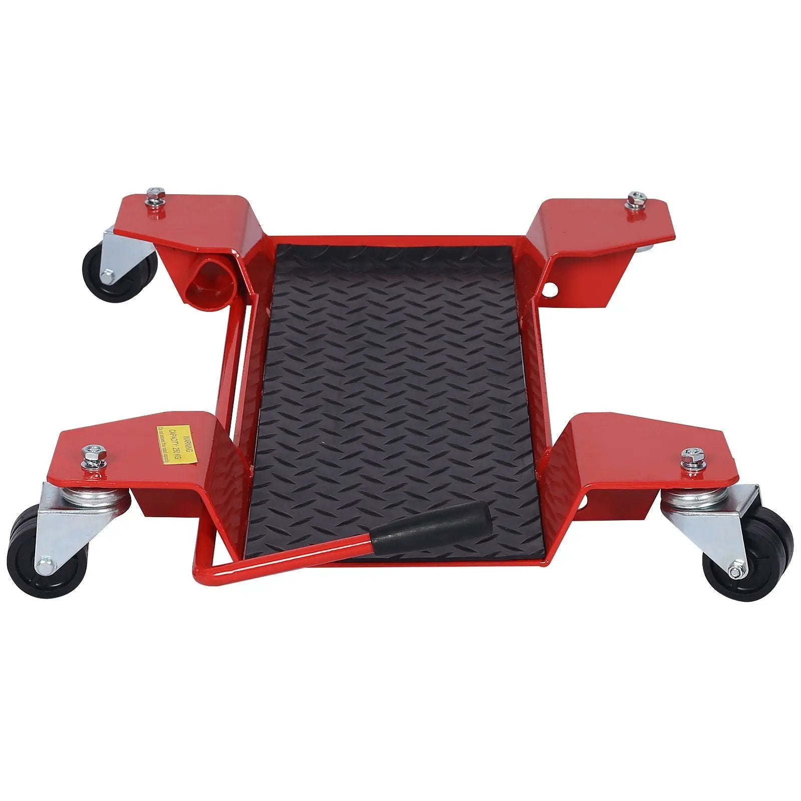 Metal Motorcycle Center Stand Move Dolly For Easy Bike Moving - Red by HouseOfZazla