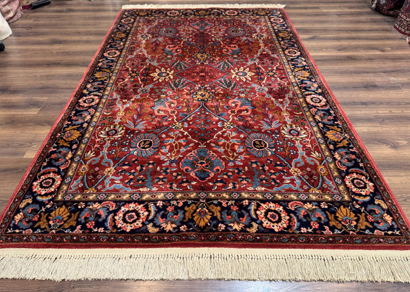 5.9 x 9 Karastan Rug Ispahan #766, Vintage Wool Discontinued Original 700 Series by Jewel Rugs