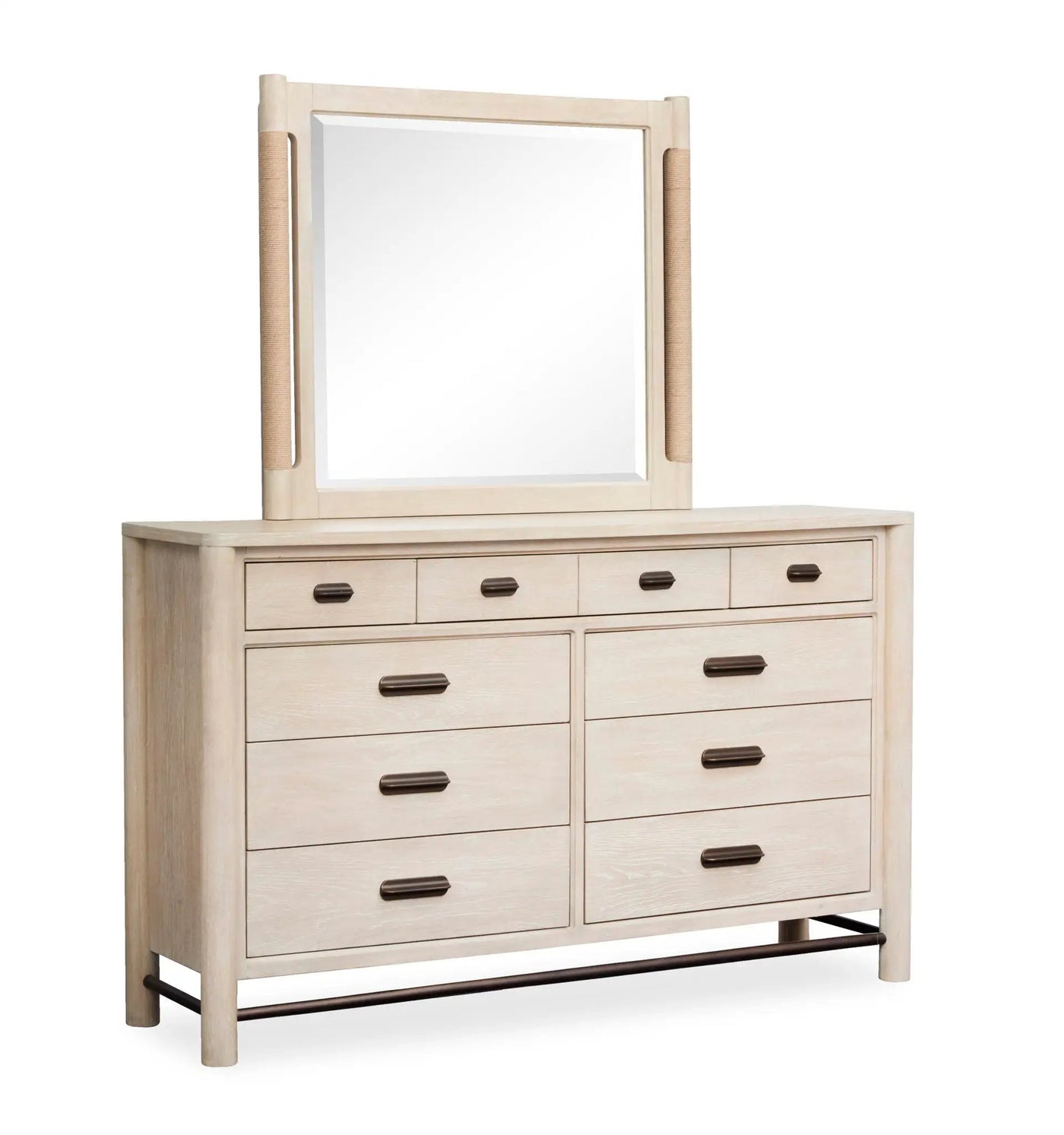 Sunset Cove - Drawer Dresser With Metal Stretchers by Unique Piece Furniture