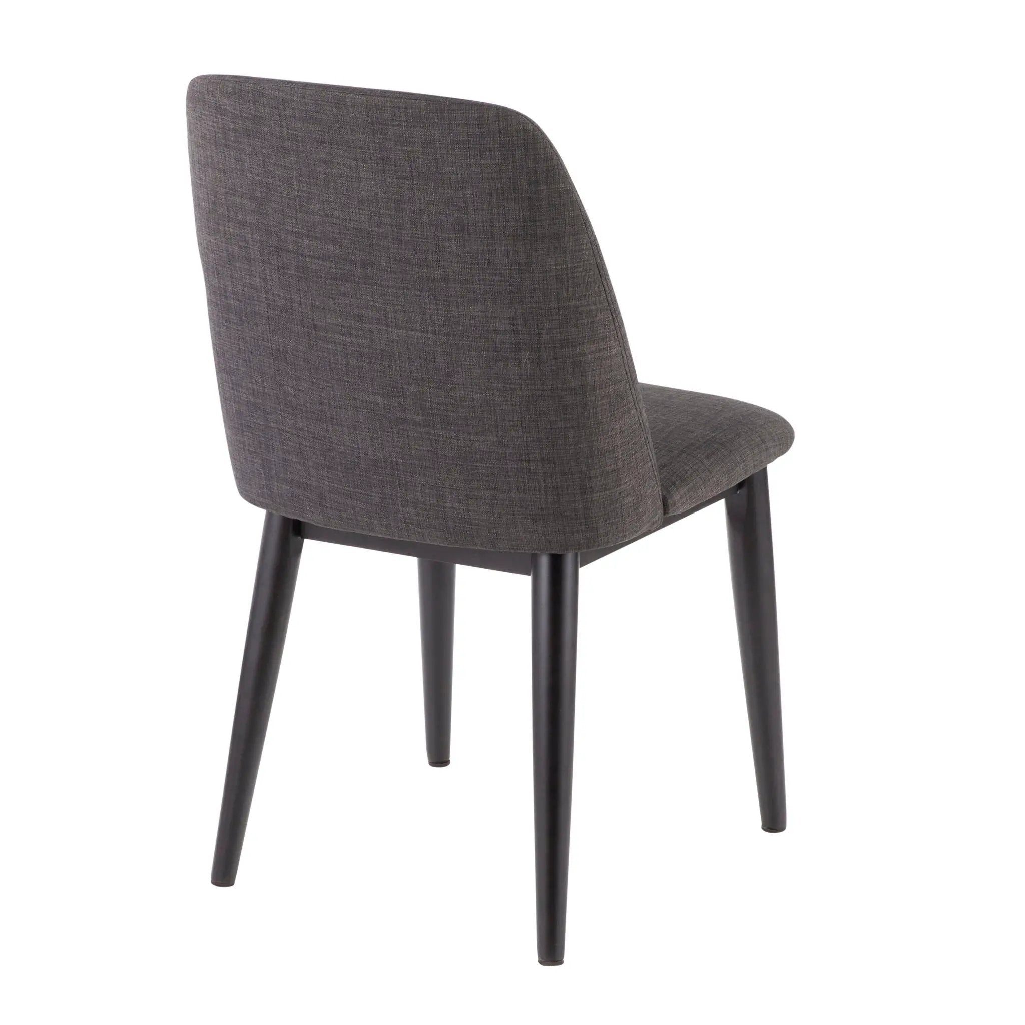 Tintori - Contemporary Dining Chair (Set of 2) - Charcoal by HouseOfZazla