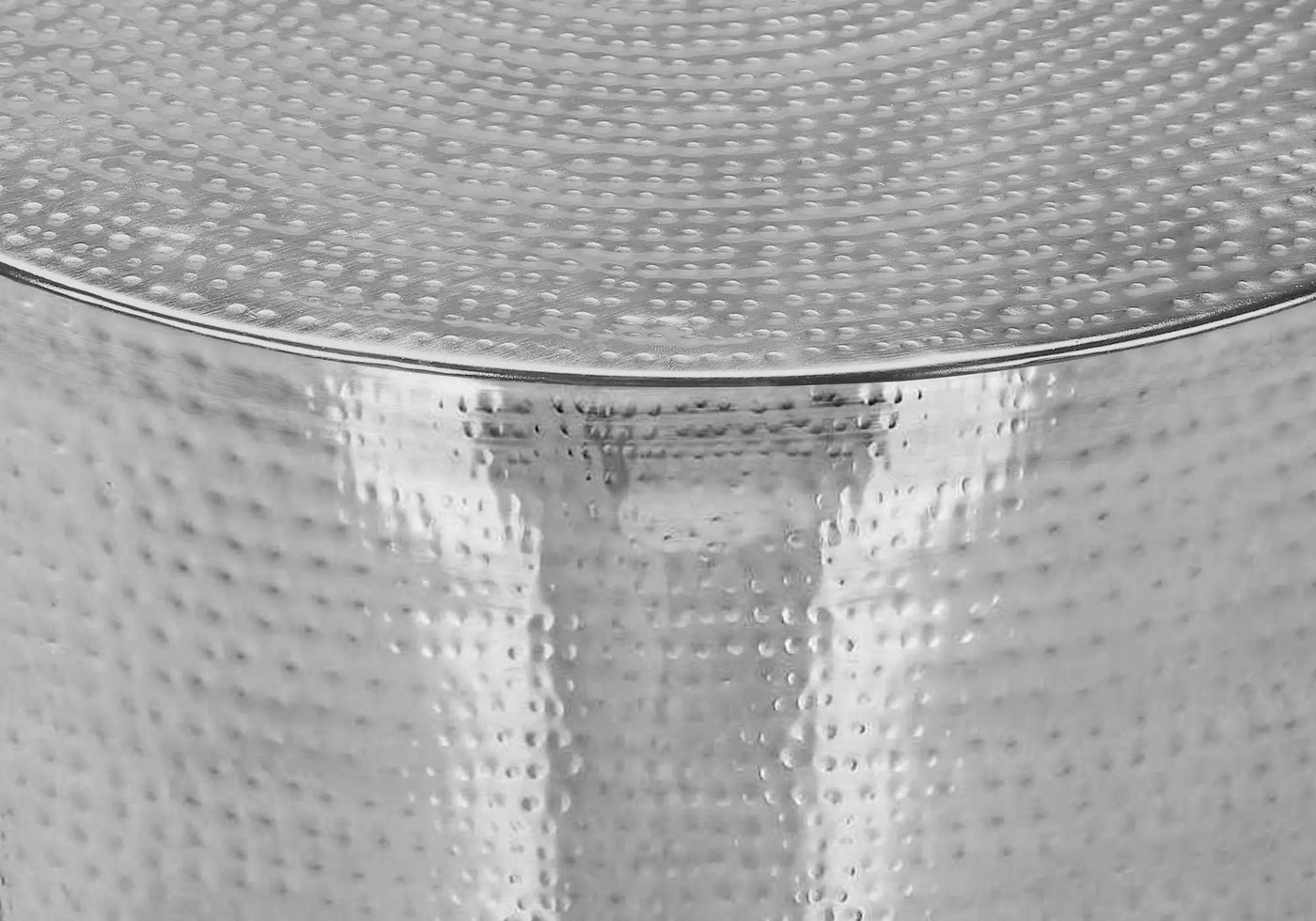 Drum Accent Side Table, Elegant Design by HouseOfZazla