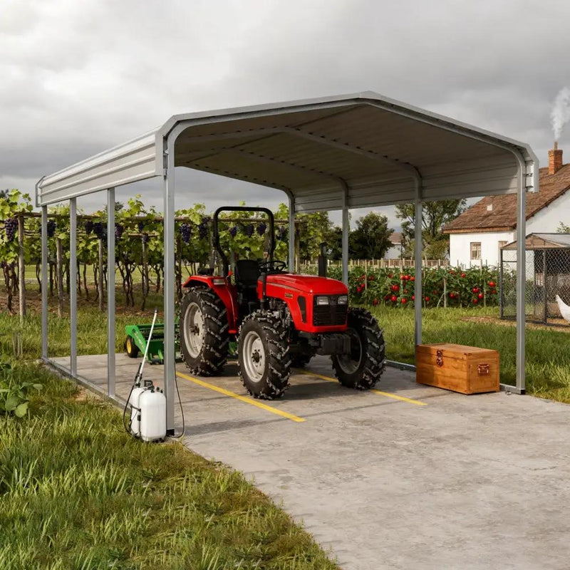 11'x20' Heavy-Duty Metal Carport by Chery Industrial