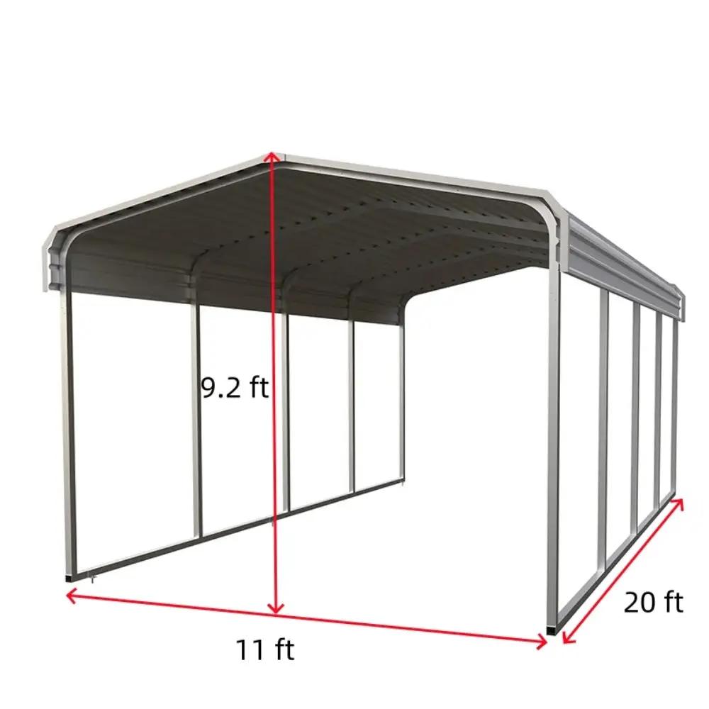 11'x20' Heavy-Duty Metal Carport by Chery Industrial