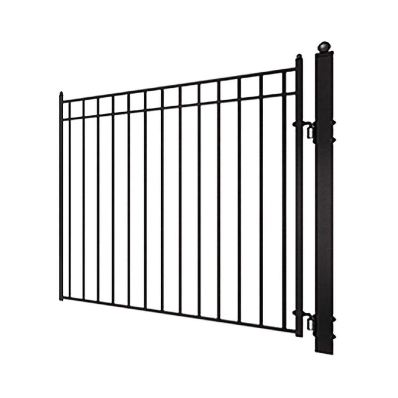 [12-18FT] Heavy-Duty Madrid-Style Premium Steel Dual-Swing Driveway Gate (SAK38546) by SAKSBY WHOLESALE