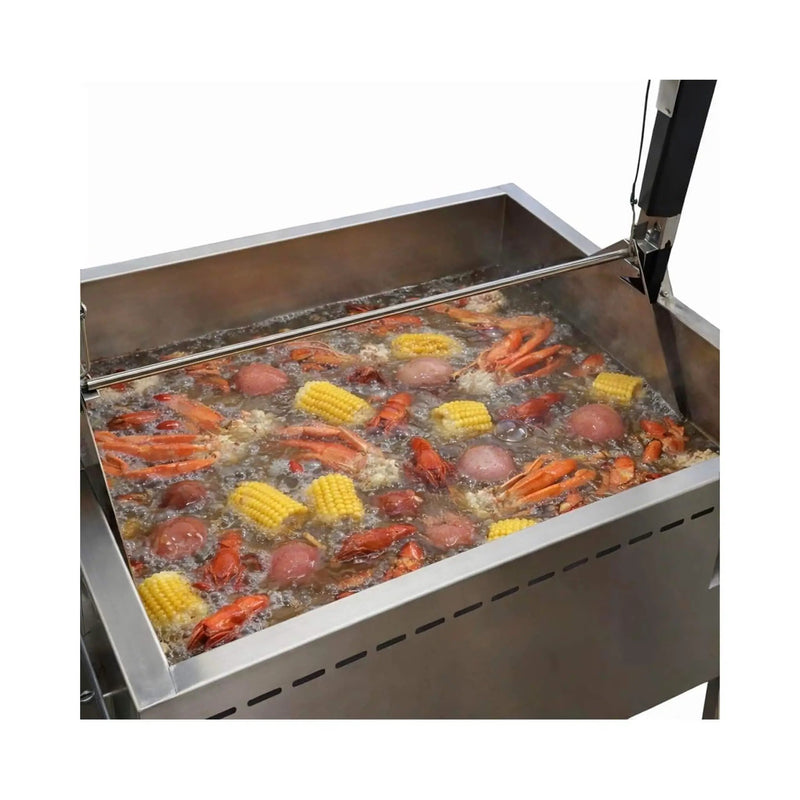 12-Gallon Commercial Outdoor Propane Deep Fryer With Cart (SAK69023) by SAKSBY WHOLESALE