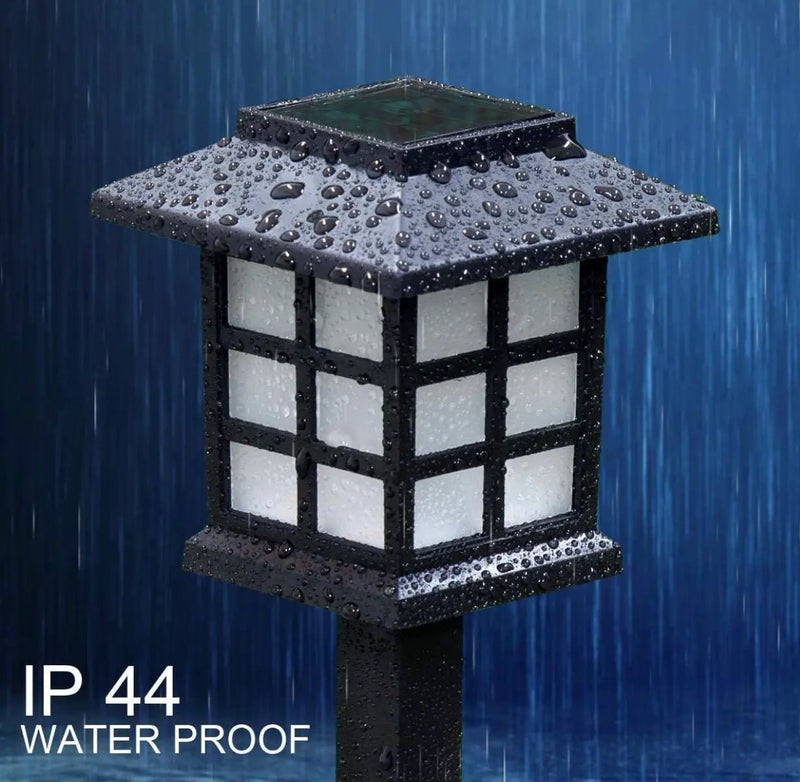 12 Pack Solar Pathway Lights Outdoor, Waterproof Outdoor Solar Lights-Asian Style by Outdoor Solar Outlet