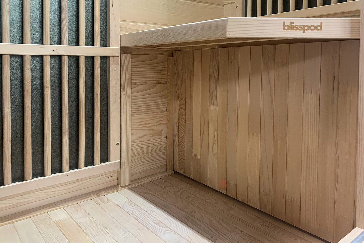 Blisspod | Vienna | Far Infrared Sauna | Canadian Hemlock Wood | Low EMF | 1 Person, photo 34 of 37