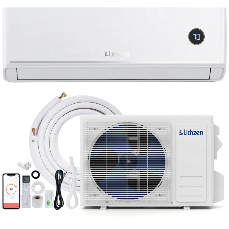 12000 BTU 18.1 SEER2 208/230V Mini Split Air Conditioner Works with Alexa by DirectDeals