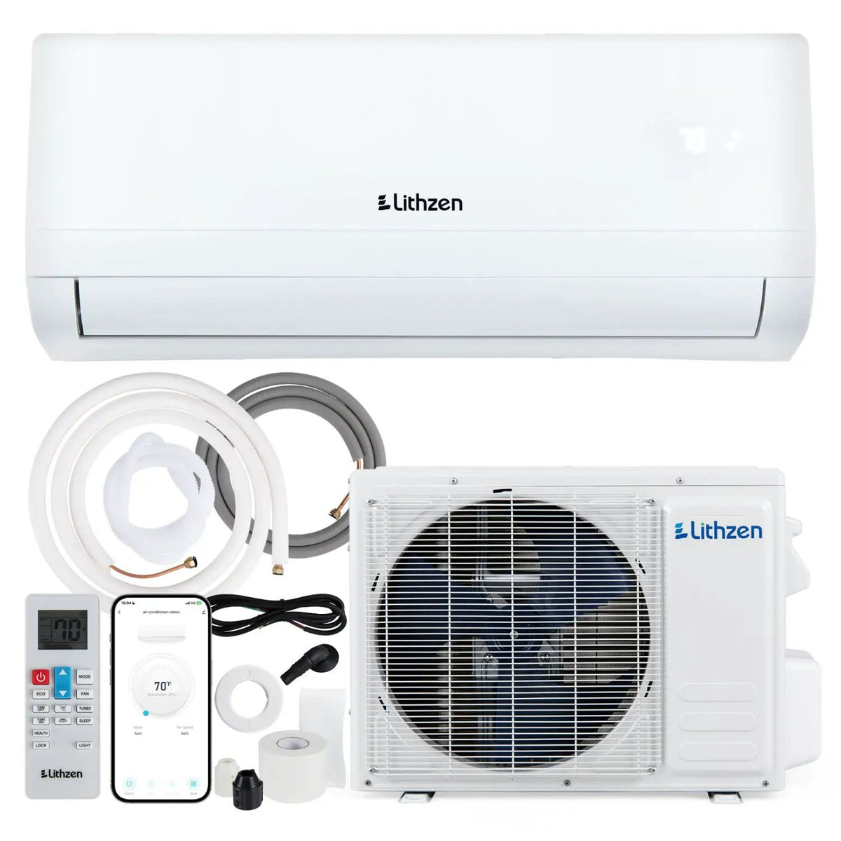 12000 BTU Mini Split Air Conditioner & Heater with WiFi by DirectDeals
