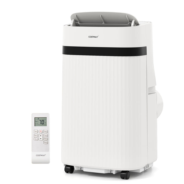 12000 BTU Portable Air Conditioner 3 in 1 Energy-saving with Fan and Dehumidifier-White, photo 2 of 8