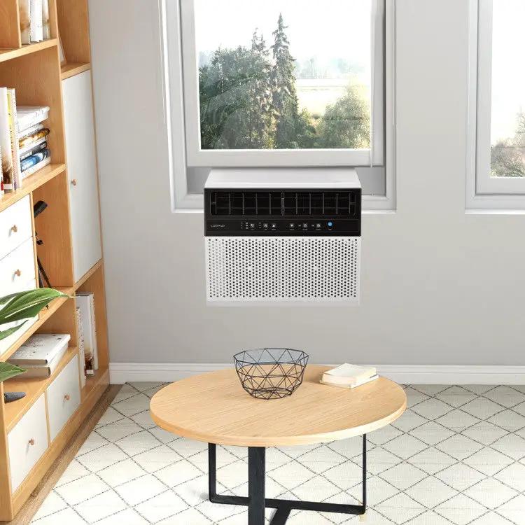 Window Air Conditione with Handy Remote and LED Control Panel by DirectDeals
