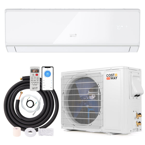 12000 BTU 22 SEER2 208-230V Wifi Enabled Mini Split Air Conditioner and Heater White, photo 2 of 8