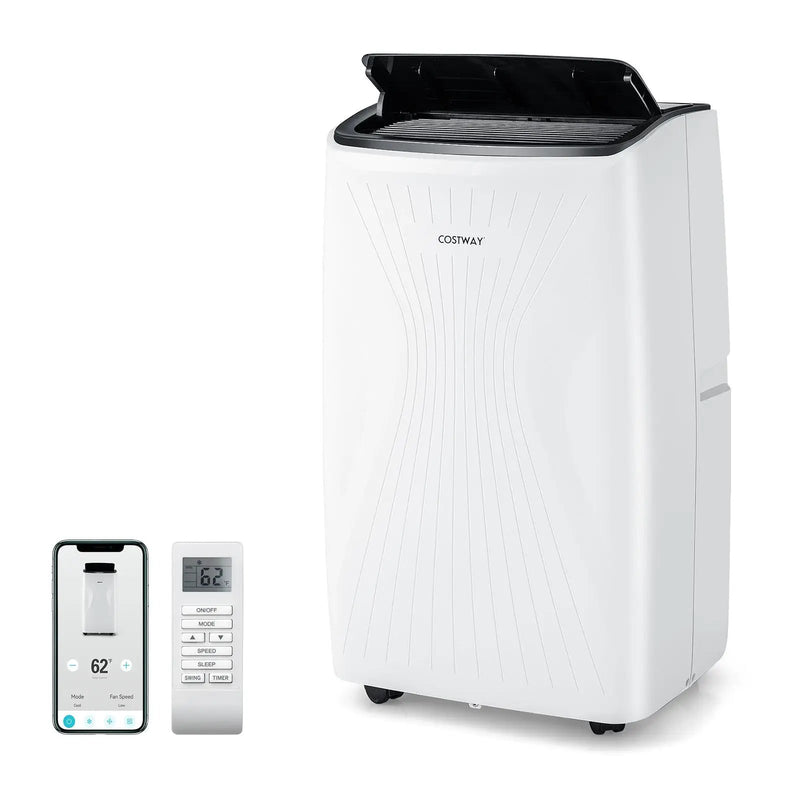 12000 BTU Portable Air Conditioner with Heat and Smart WiFi by DirectDeals