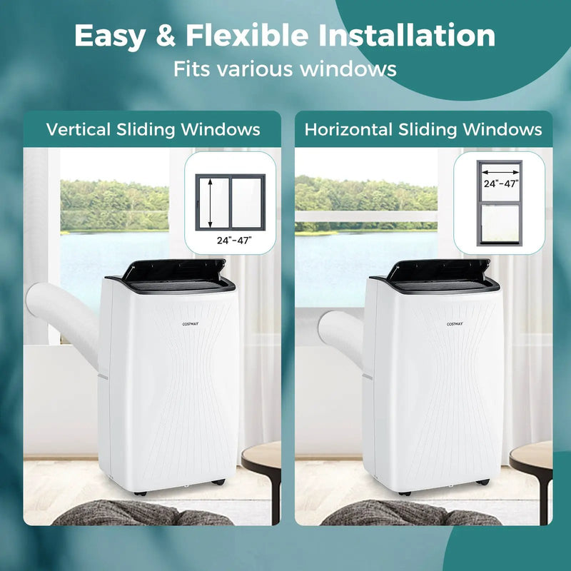 12000 BTU Portable Air Conditioner with Heat and Smart WiFi by DirectDeals