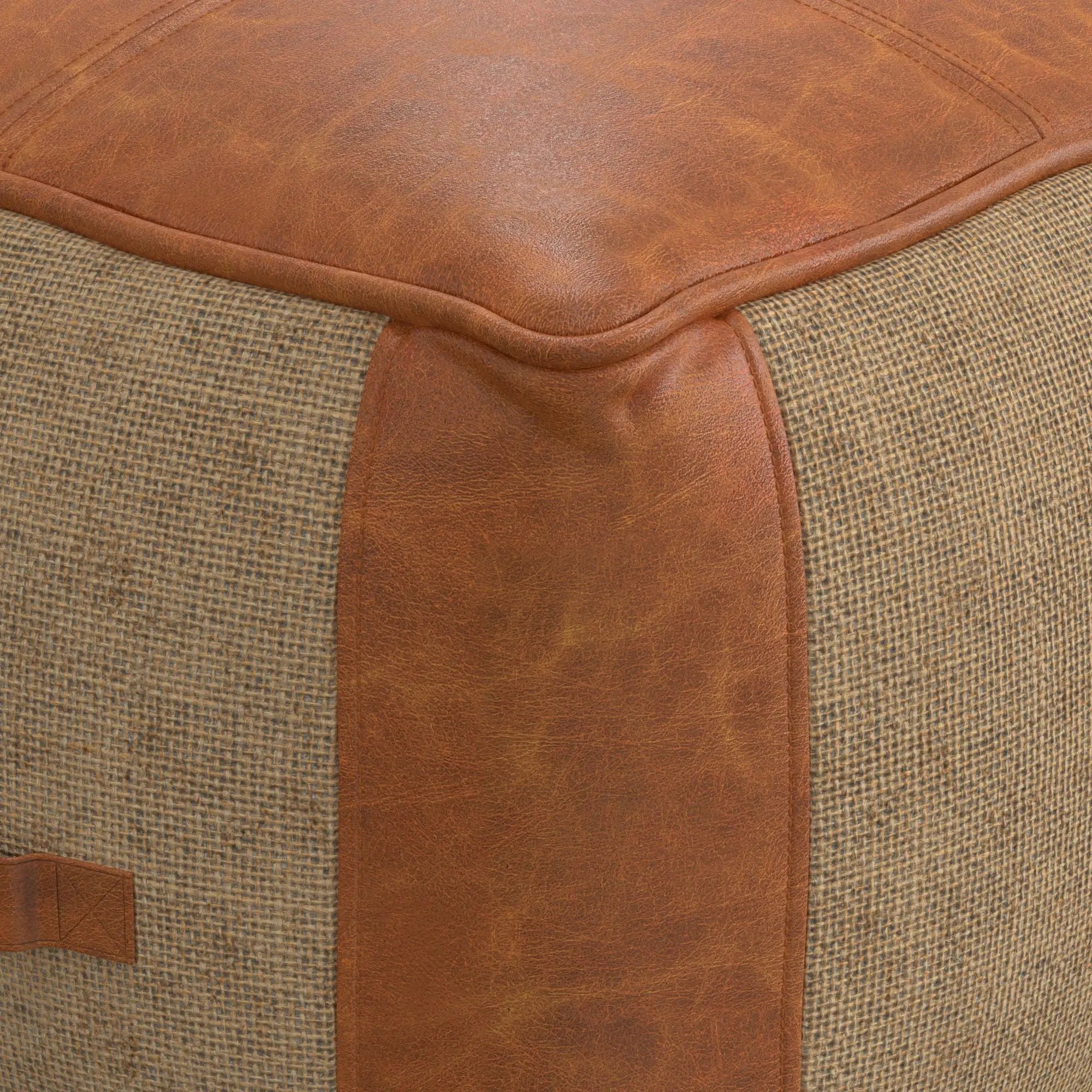 Atkinson - Pouf - Tan by HouseOfZazla