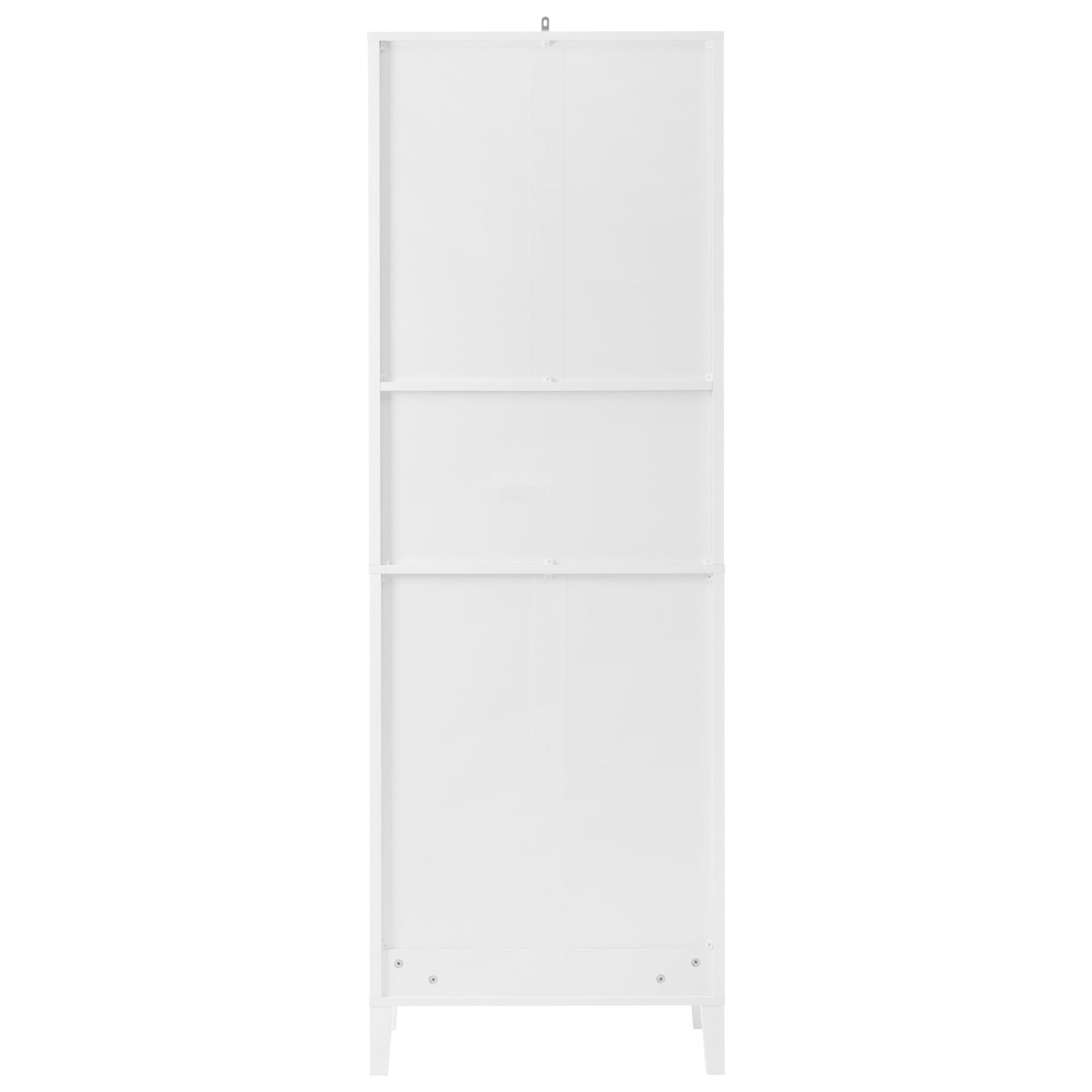 Freestanding Tall Bathroom Cabinet With Soft Close Doors And Adjustable Shelves by HouseOfZazla