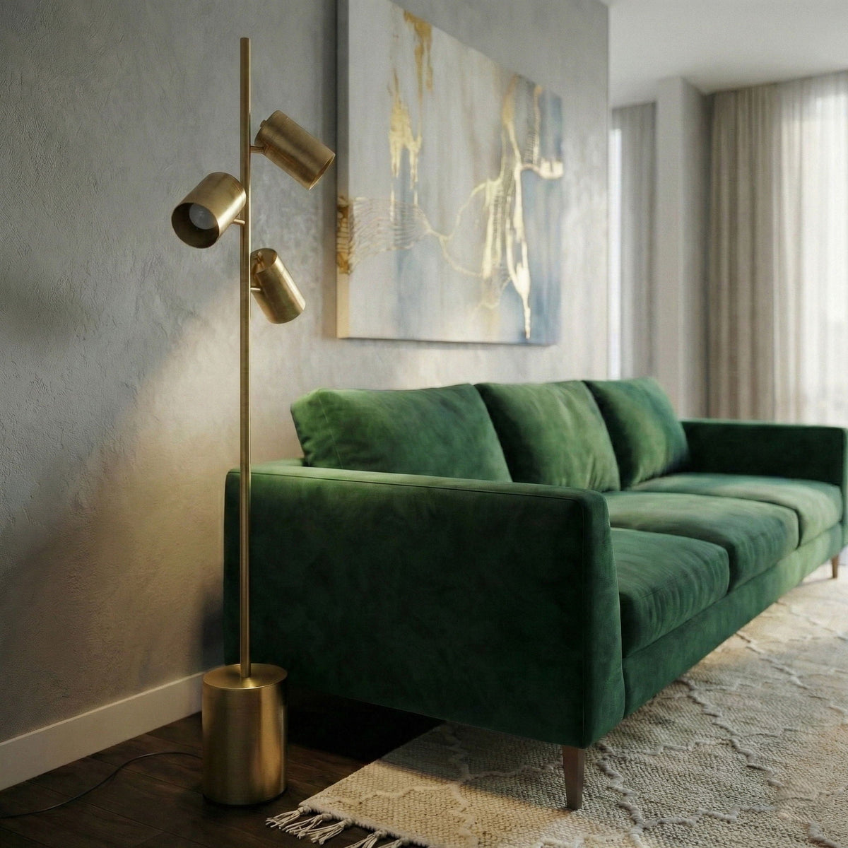 Harmony Floor Lamp - Gold, photo 2 of 8