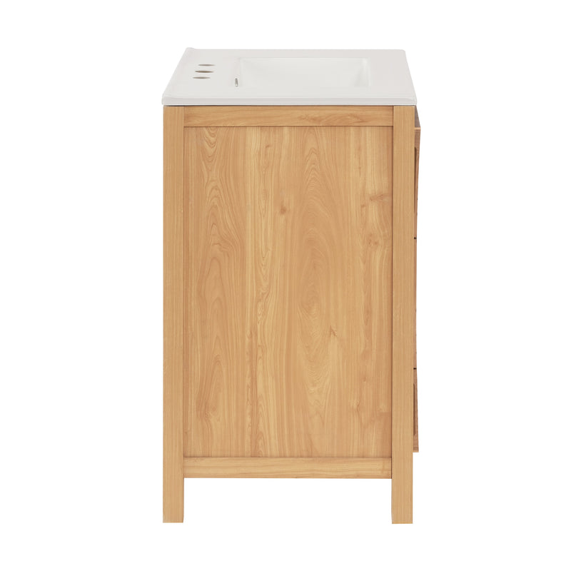 30 Inch Mid-Century Modern Bathroom Vanity with Sink by HouseOfZazla