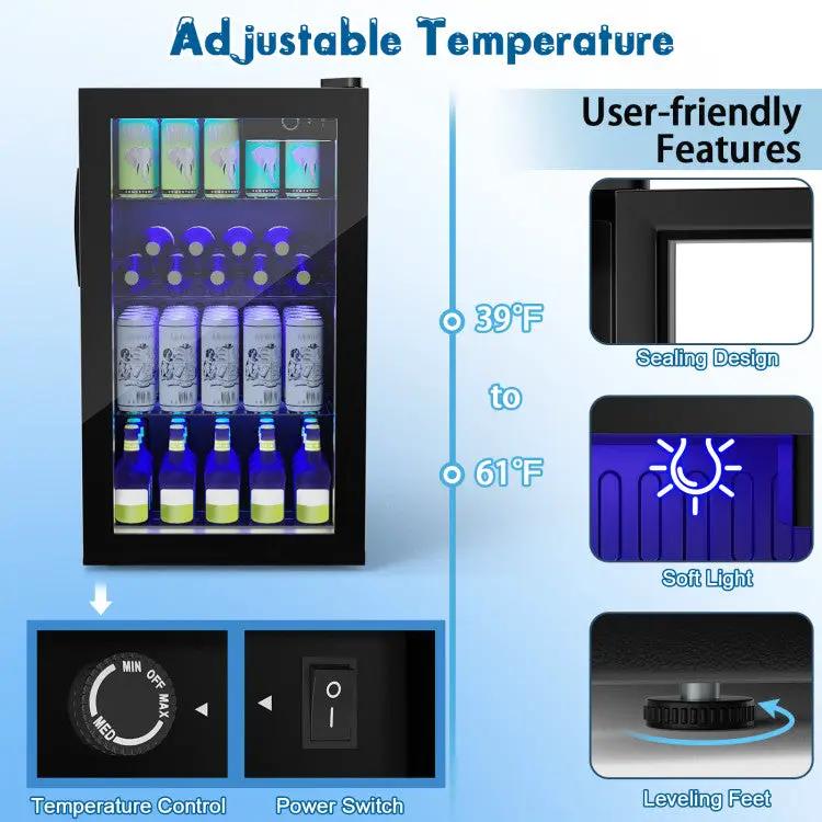 120-Can Beverage Fridge by DirectDeals