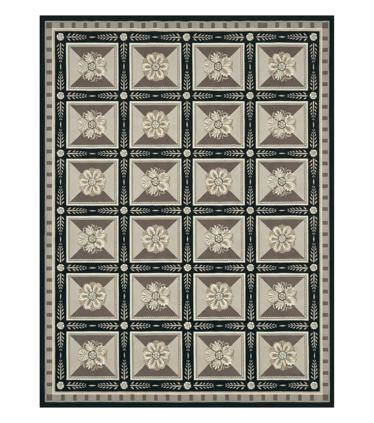 9' X 12' Handmade English Aubusson Savonnerie Design Needlepoint Wool Rug Nice by Jewel Rugs