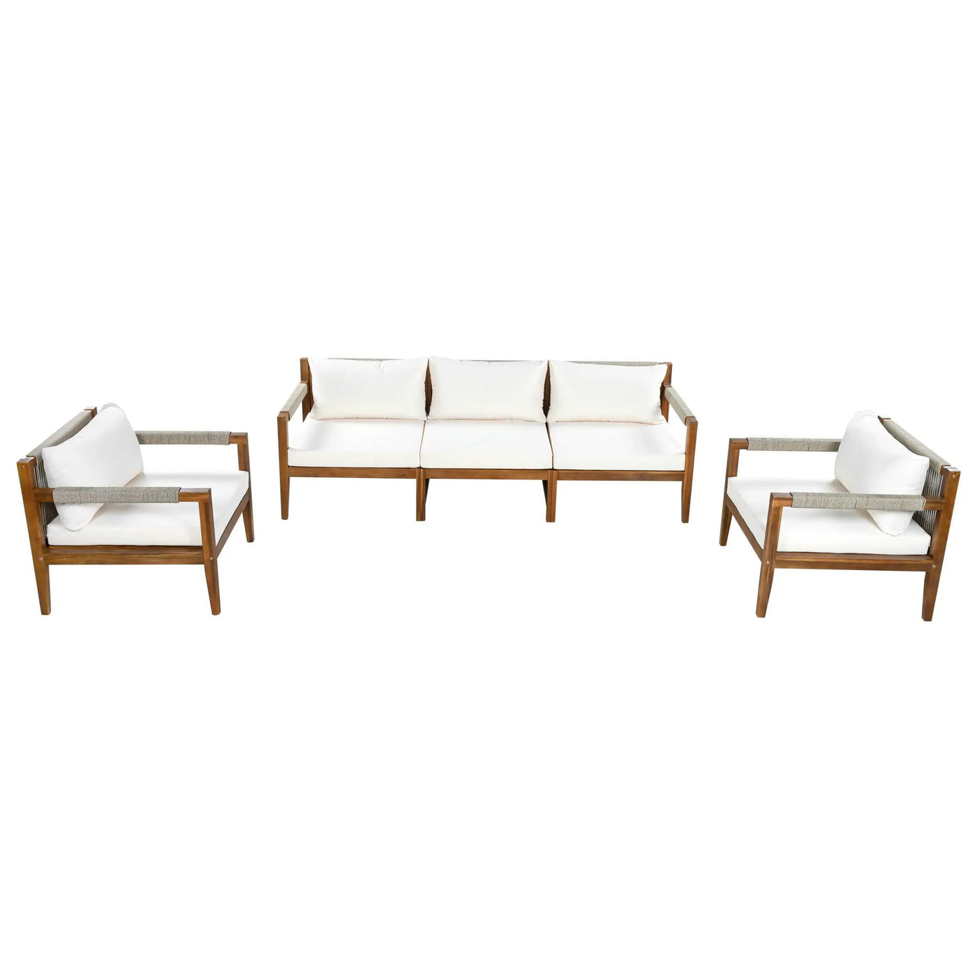 3 Piece Outdoor Sectional Sofa Set by HouseOfZazla