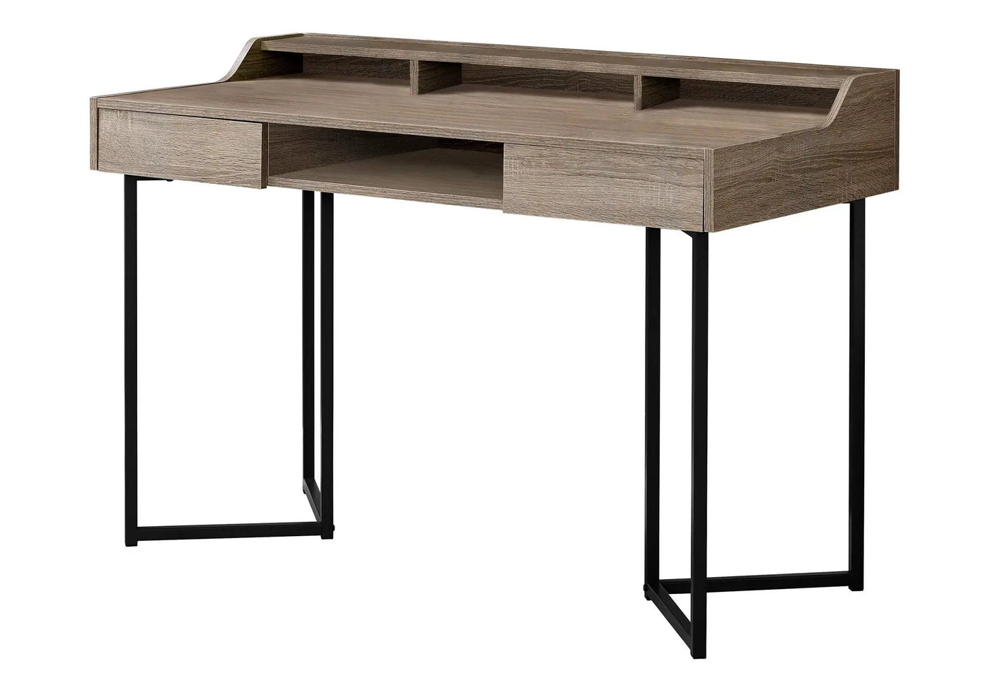 Computer Desk For Home Office, Ample Storage, Contemporary & Modern by HouseOfZazla