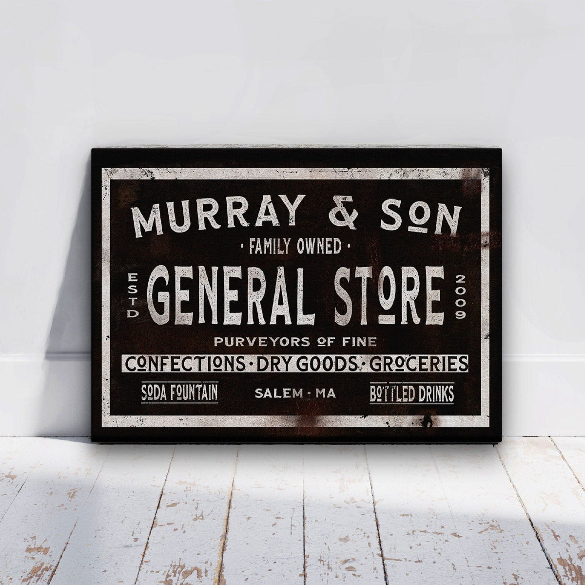 Dry Goods Sign | Personalized General Store Sign | Custom Rustic Farmhouse Sign, photo 7 of 9