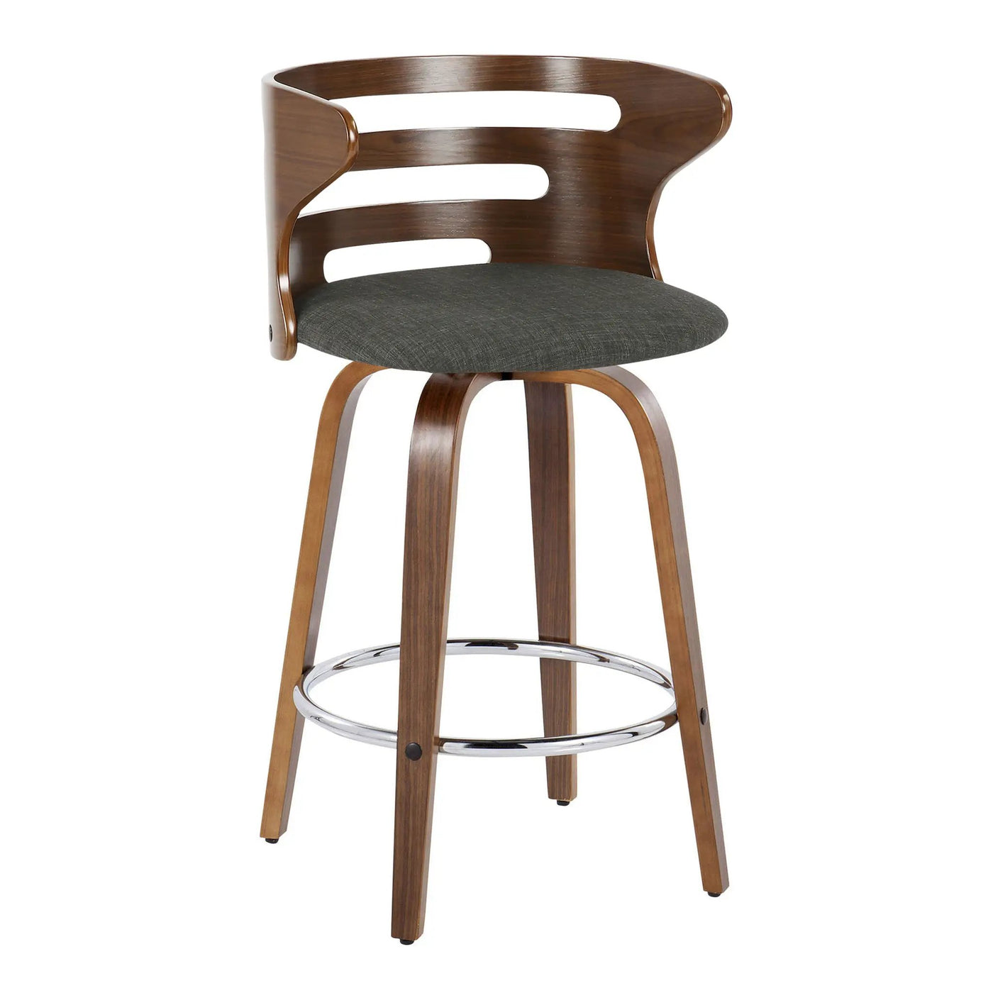 Fixed-Height Counter Stool with Swivel by HouseOfZazla