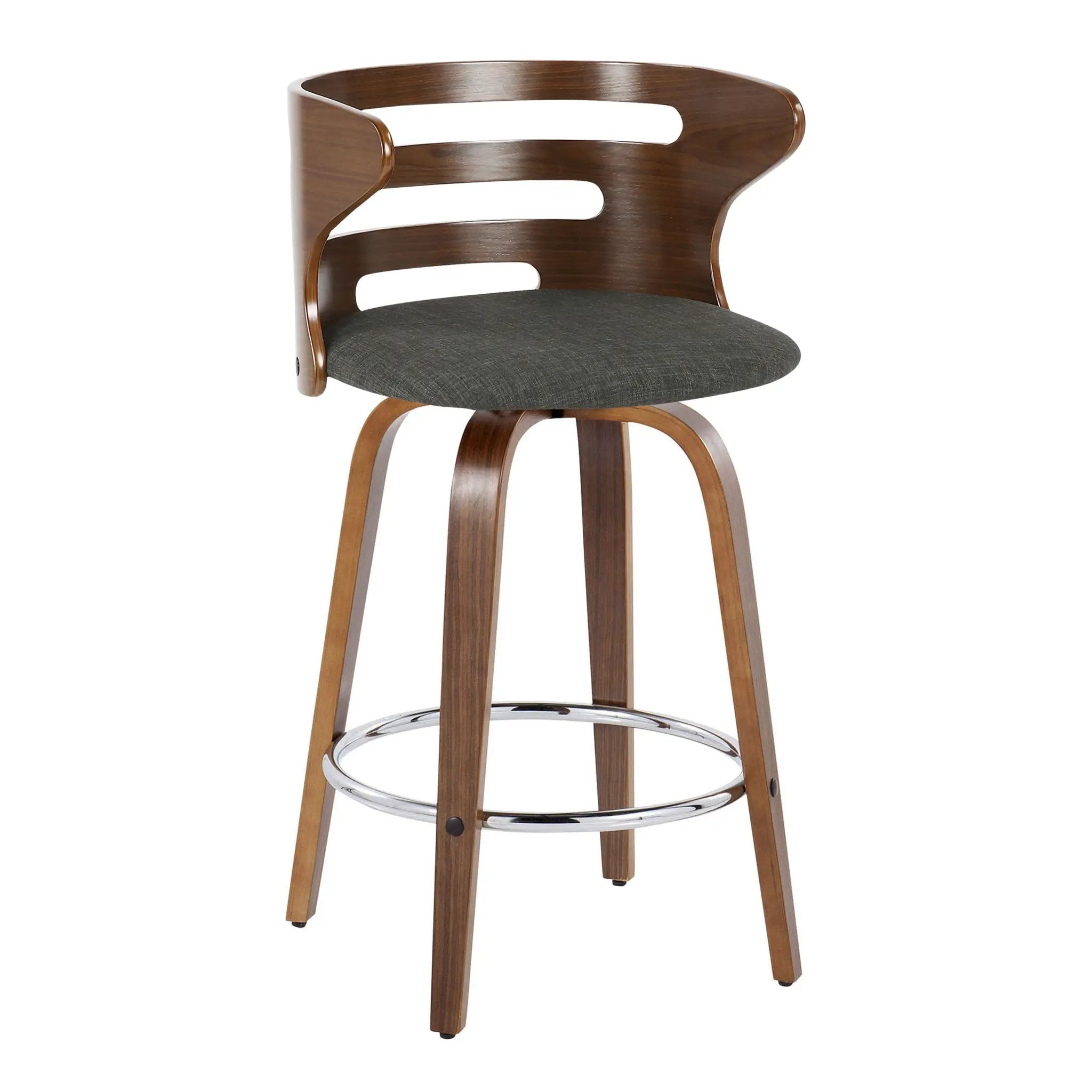 Fixed-Height Counter Stool with Swivel by HouseOfZazla