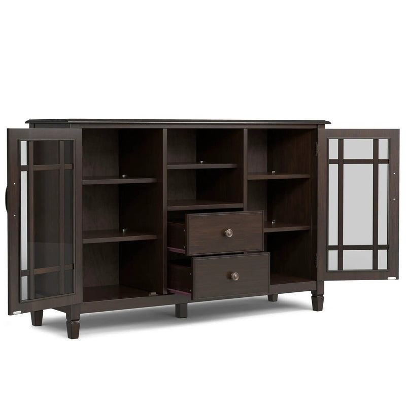 Connaught - Tall TV Stand - Brown by HouseOfZazla