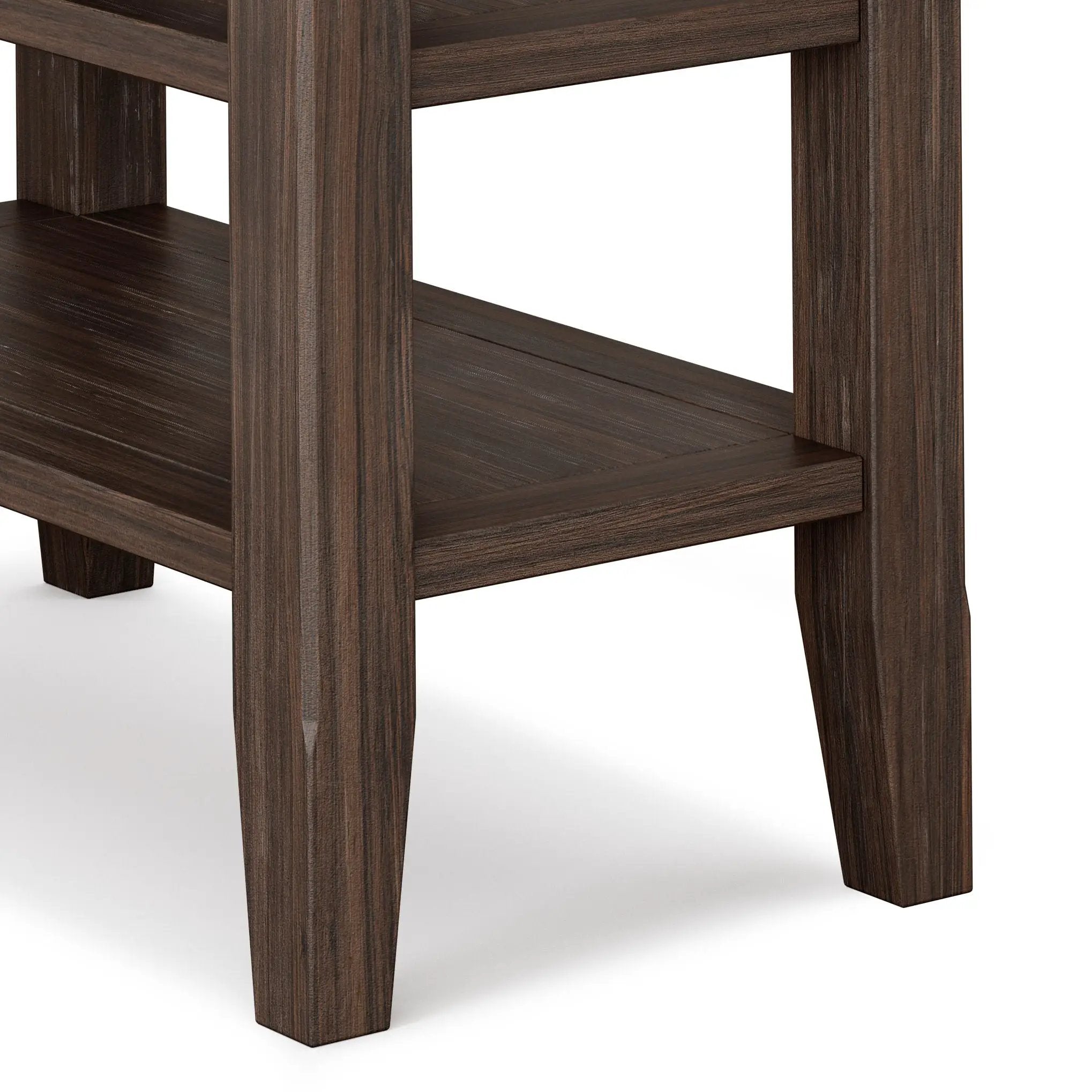 Acadian - Narrow Side Table - Farmhouse Brown by HouseOfZazla