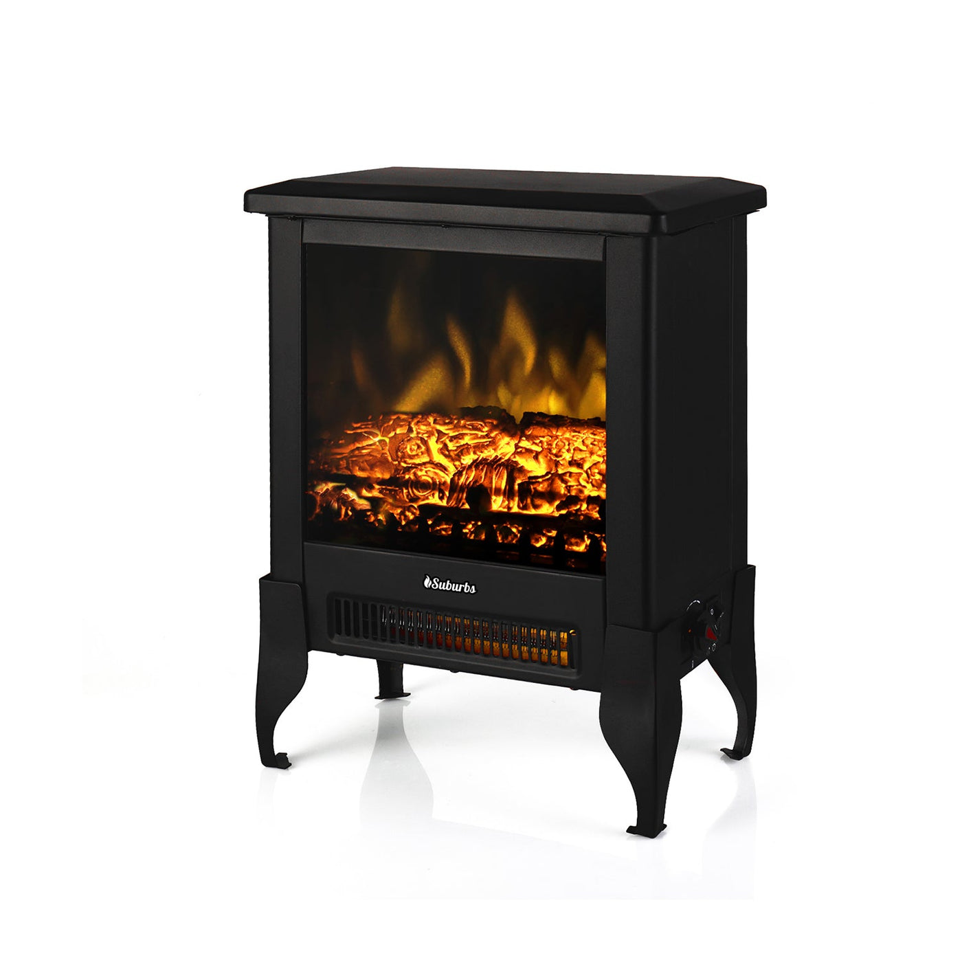 Suburbs TS17 Electric Fireplace Stove Heater by TURBRO