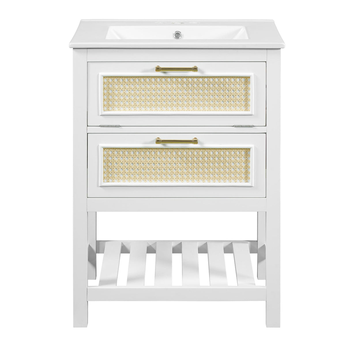 Modern Bathroom Vanity With Integrated Sink