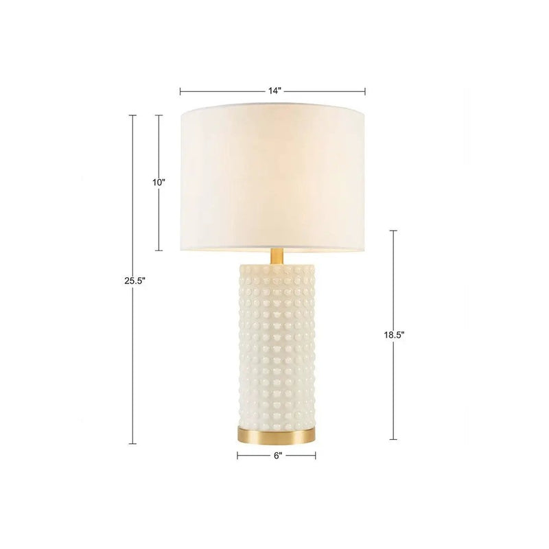 Textured Dot Table Lamp by HouseOfZazla