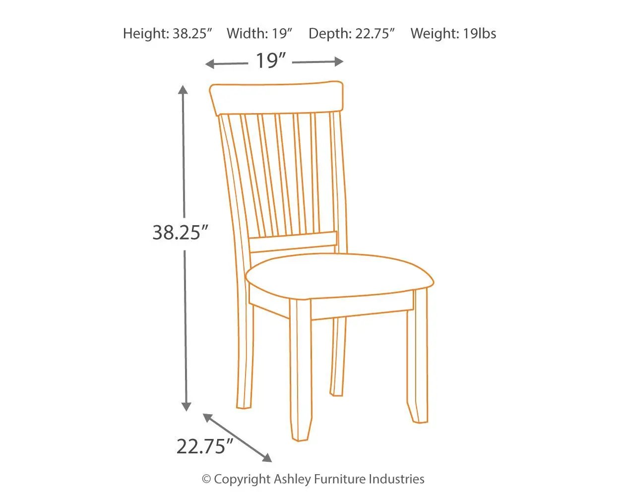 Berringer - Dining UPH Side Chair (Set of 2) - Rustic Brown by Unique Piece Furniture