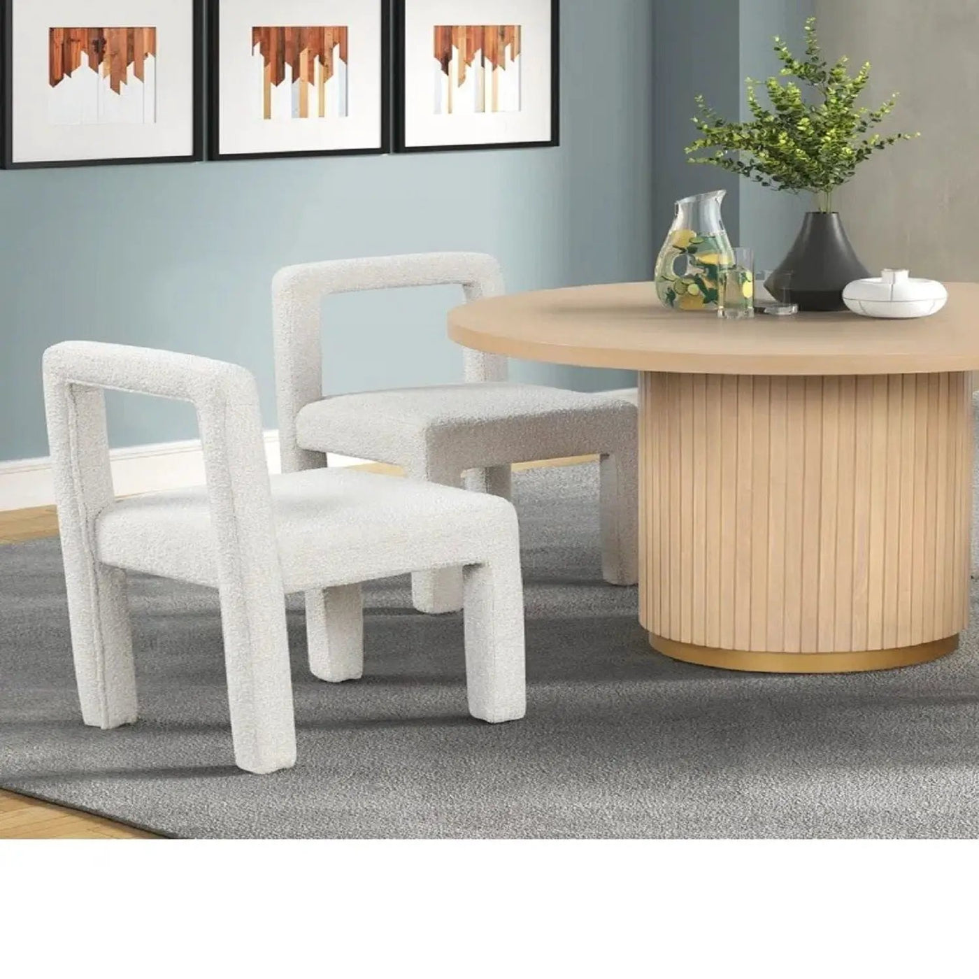 Dining Chairs With Square Open Back (Set of 2) by HouseOfZazla
