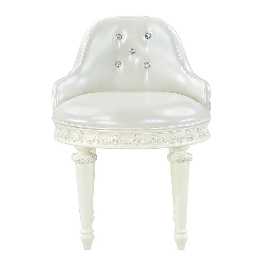Dorothy - Vanity Chair With Swivel - Ivory by Unique Piece Furniture
