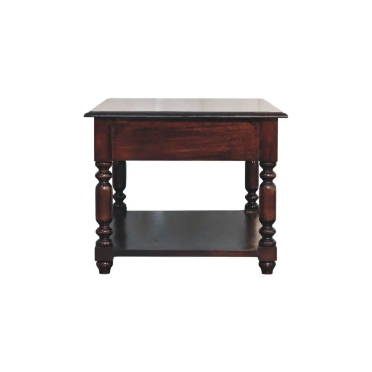 Turned Legs Drawer Table by HouseOfZazla