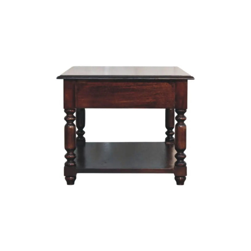 Turned Legs Drawer Table by HouseOfZazla