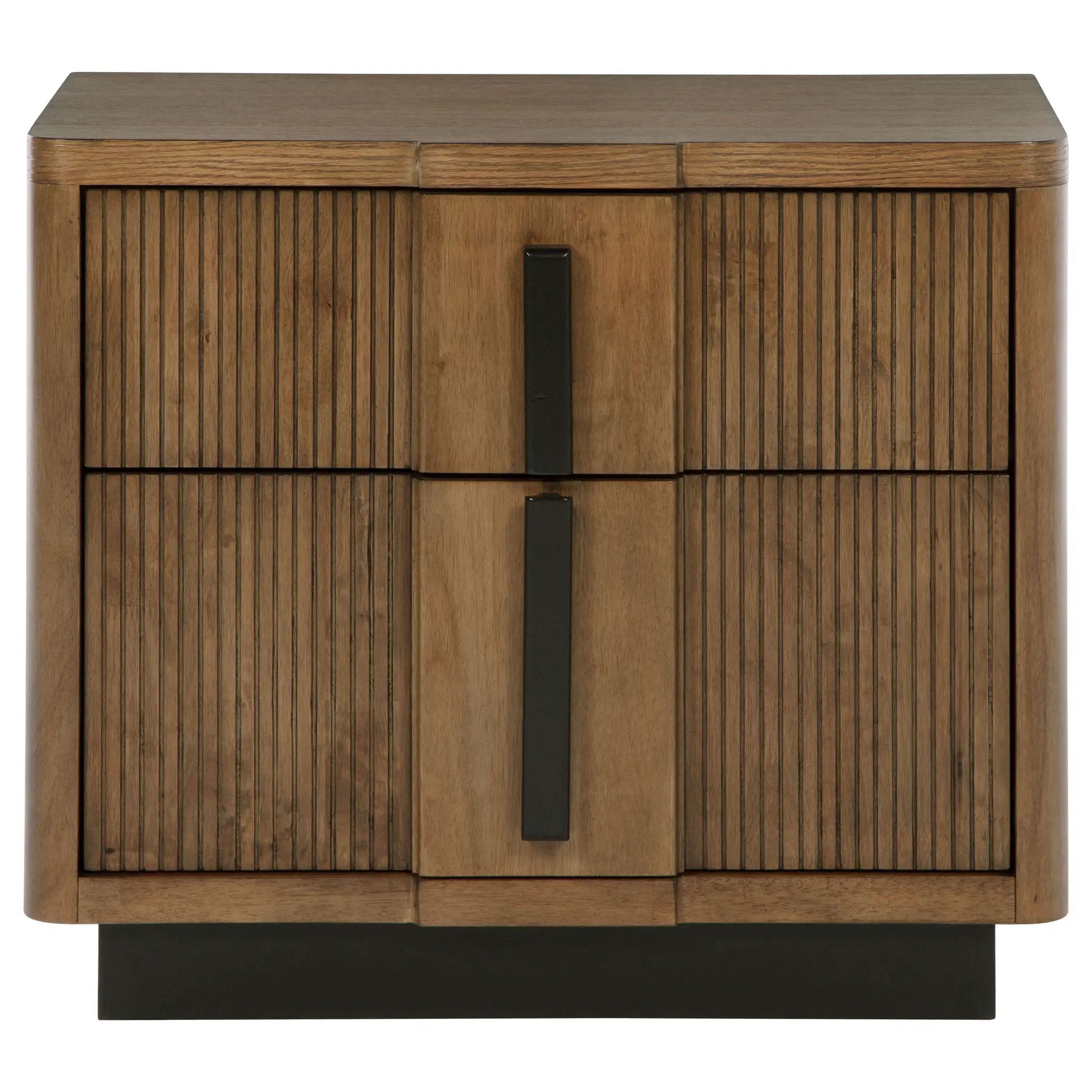 Terrace 2-drawer Nightstand Bedside Table Ash Brown by Unique Piece Furniture