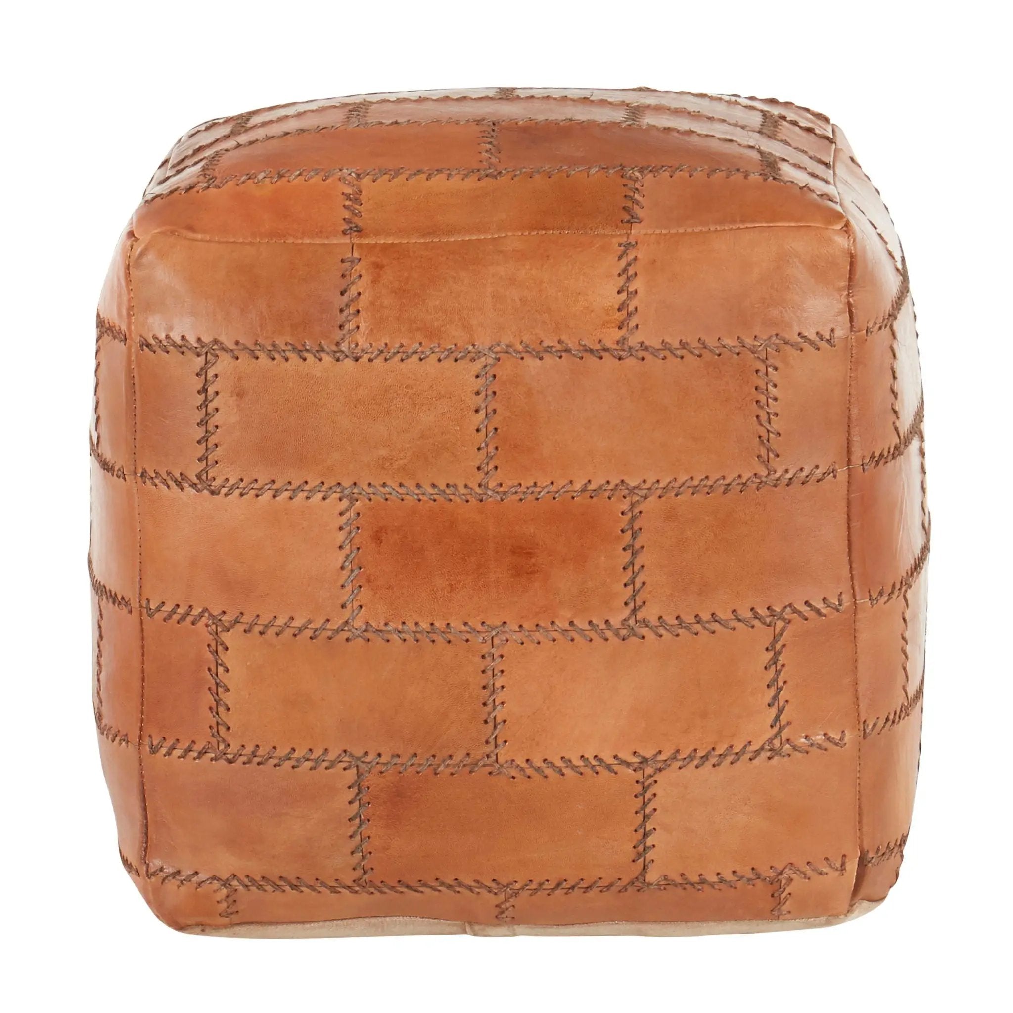 Cobbler - Industrial Pouf - Brown by HouseOfZazla