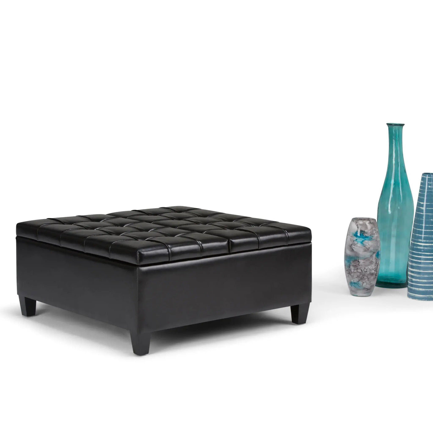 Harrison - Large Coffee Table Storage Ottoman by HouseOfZazla