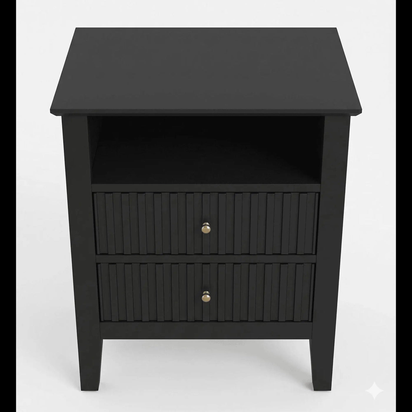 Fluted Nightstand With 2 Drawers by HouseOfZazla