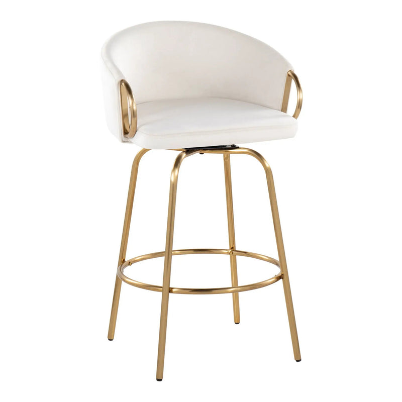 Claire - Contemporary & Glam Counter Stool (Set of 2) by HouseOfZazla